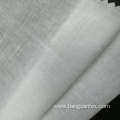 Solid Color Dyed Polyester Linen Textile for Garments